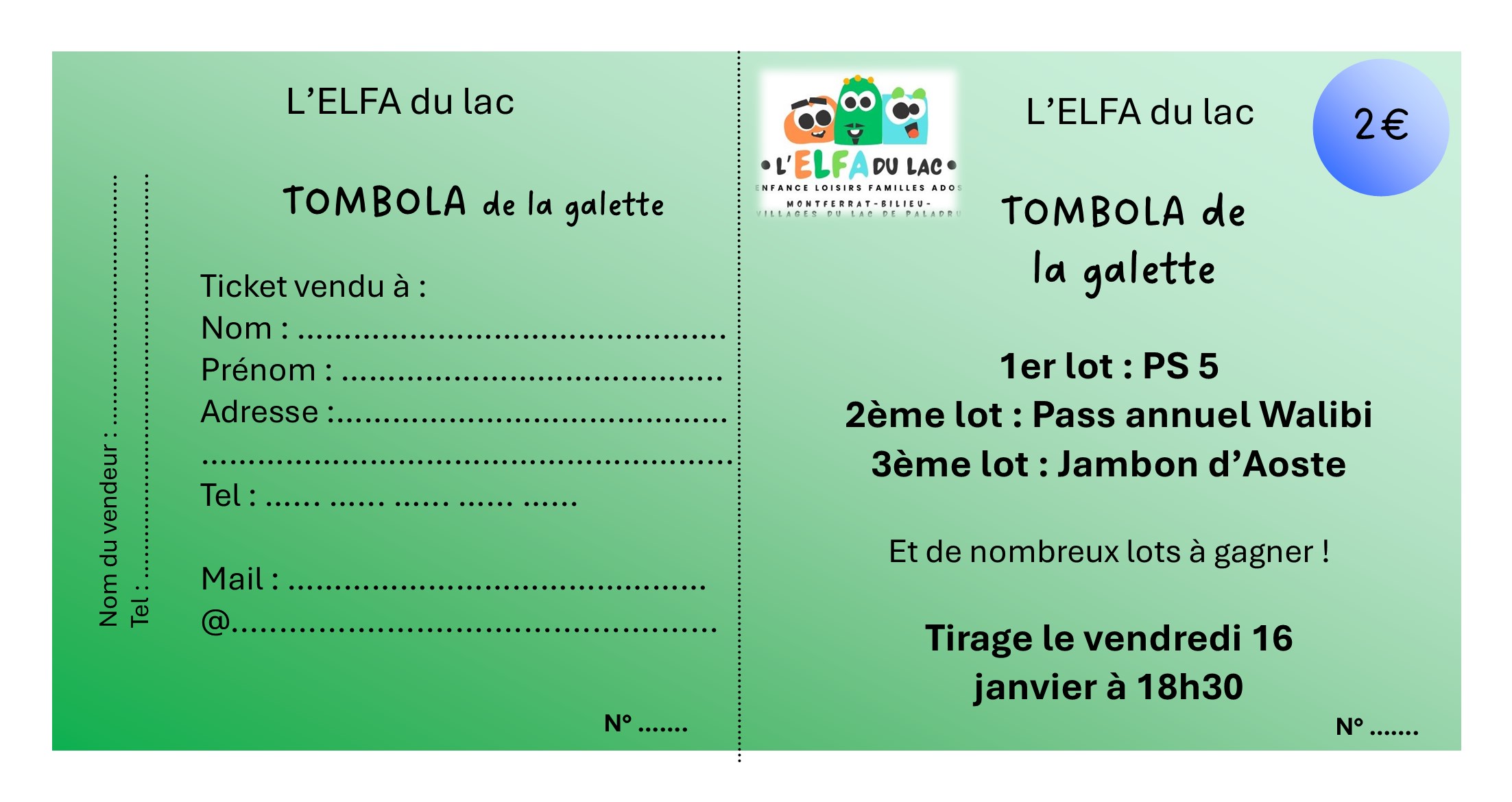 Tirage de la tombole !